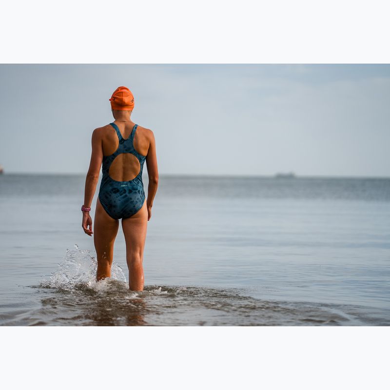 Costume da bagno intero da donna ZONE3 Classic teal tie-dye 8