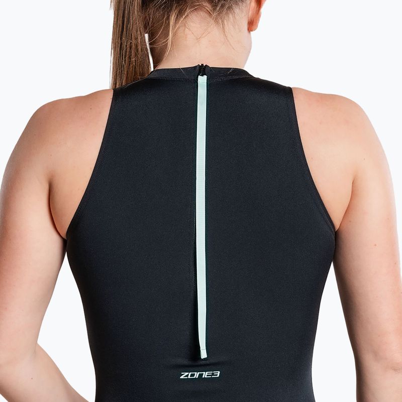 Costume da bagno intero da donna ZONE3 High Neck Costume black 7