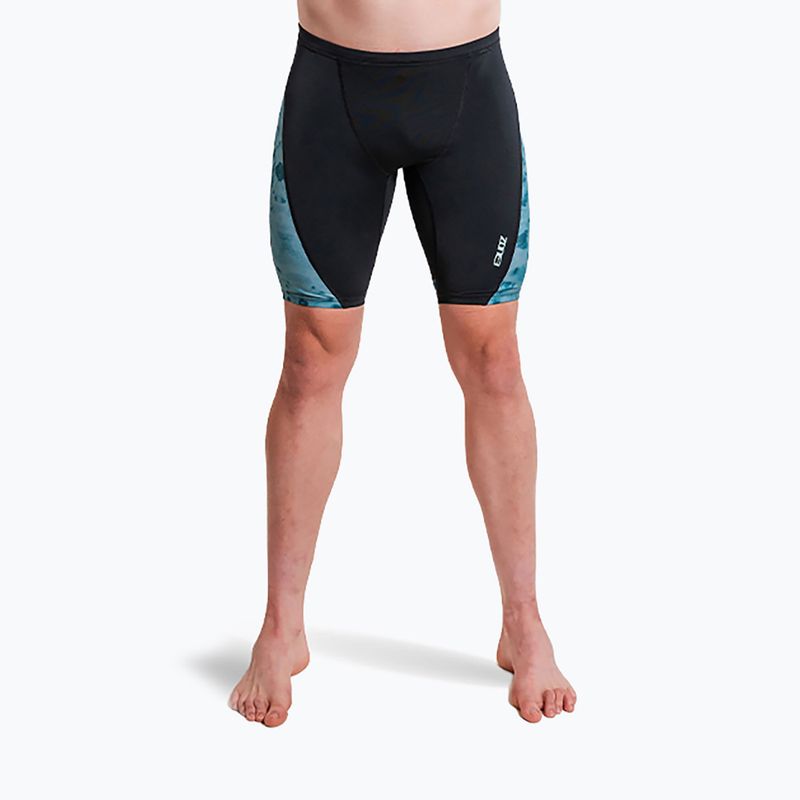 Jammer da nuoto da uomo ZONE3 Performance Speed teal tie dye 3