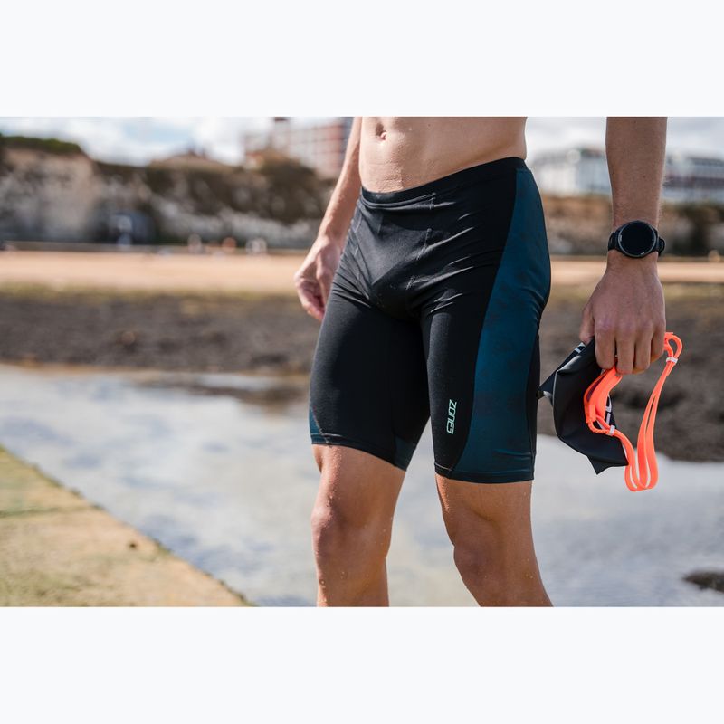 Jammer da nuoto da uomo ZONE3 Performance Speed teal tie dye 7