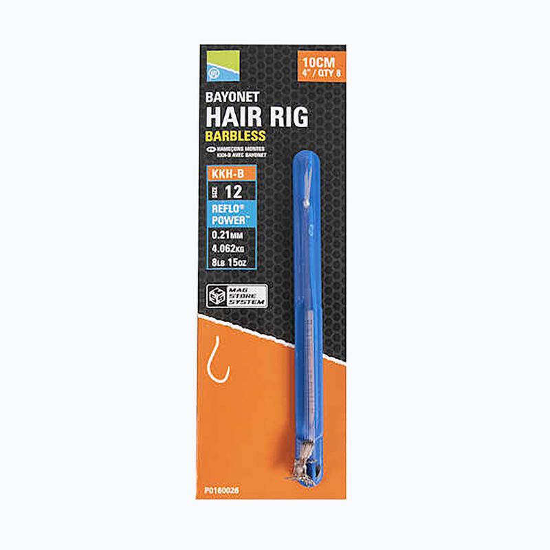 Preston Innovations KKH-B Mag Store Hair Rigs 4" Bayonet method leader