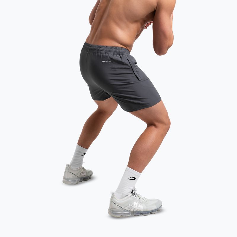 Pantaloncini da allenamento uomo Boxraw Valdes 7" charcoal 3