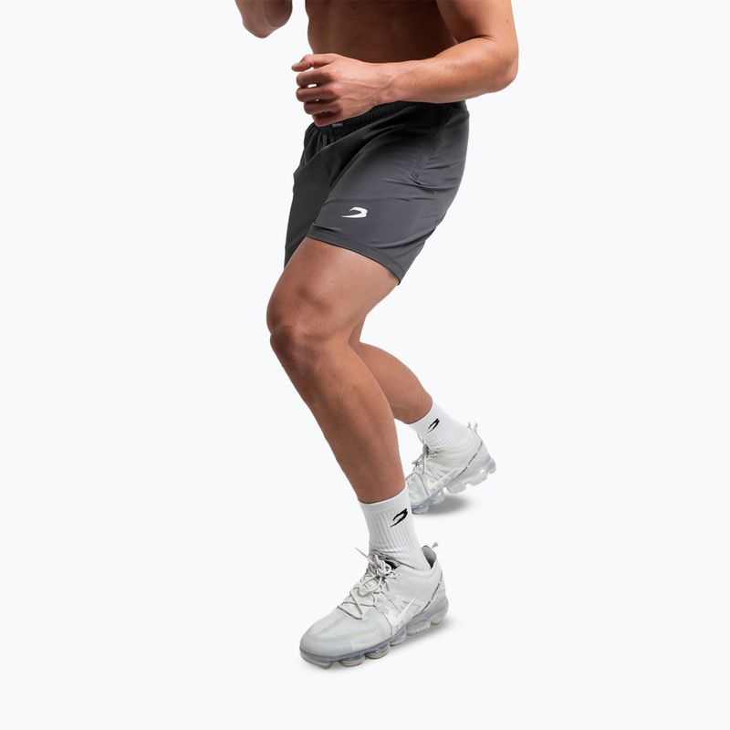 Pantaloncini da allenamento uomo Boxraw Valdes 7" charcoal 6