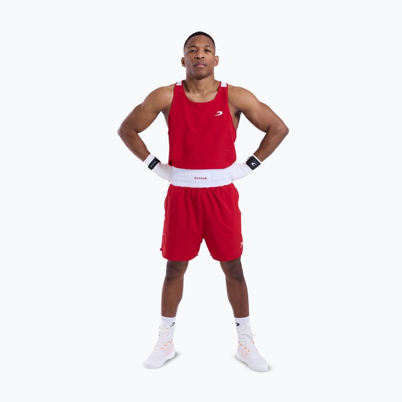 Pantaloncini da allenamento uomo Boxraw Stevenson V2 red/white 2