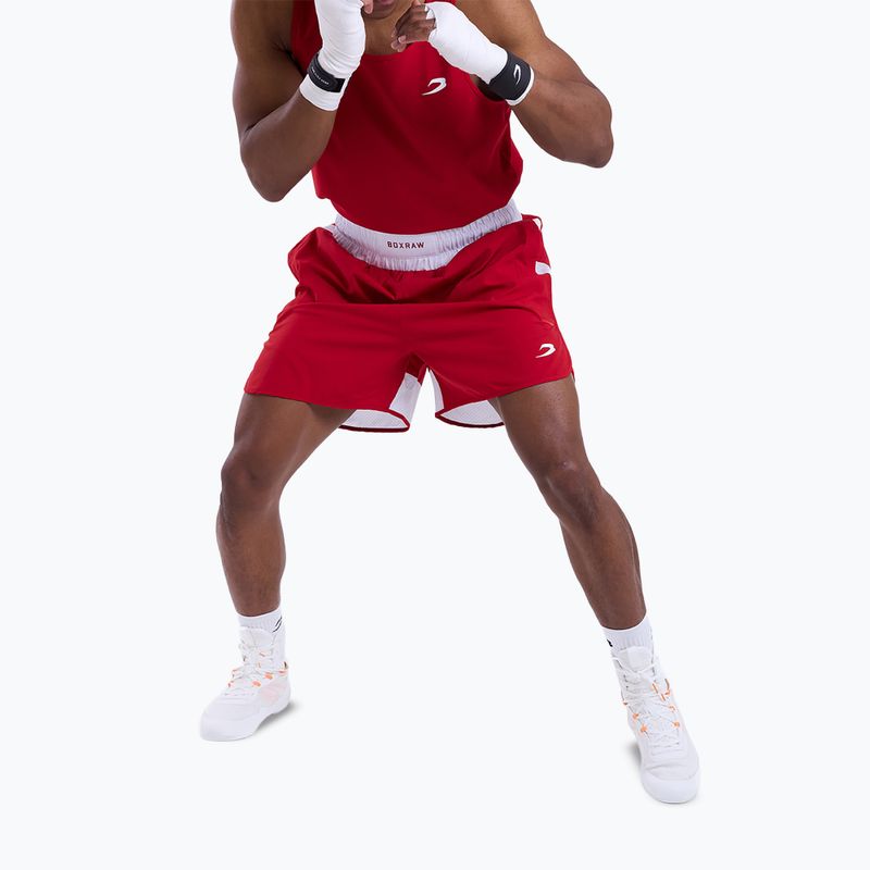 Pantaloncini da allenamento uomo Boxraw Stevenson V2 red/white 5