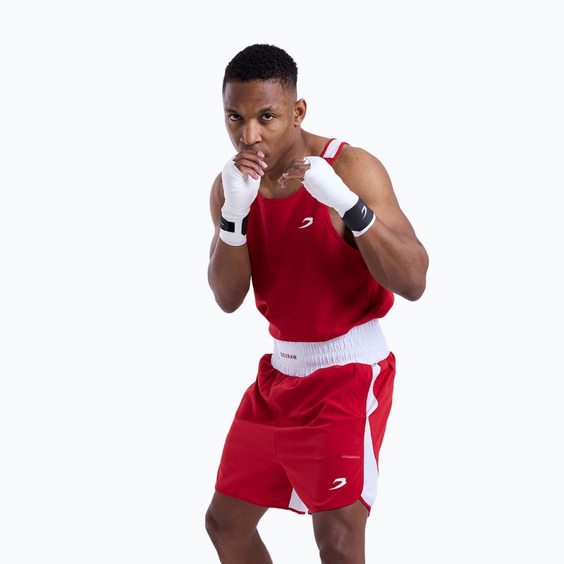 T-shirt da uomo Boxraw Stevenson V2 Tank red/white 4