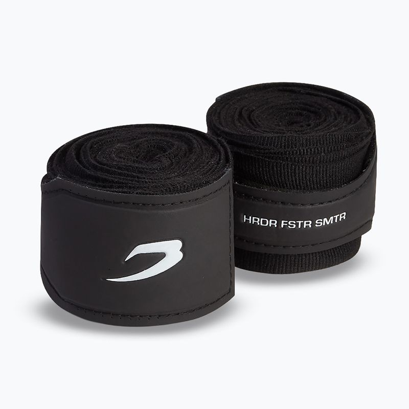 Bende da boxe Boxraw Hand Wraps black 2