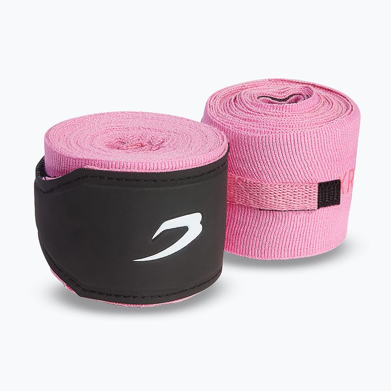 Bende da boxe Boxraw Hand Wraps pink 2