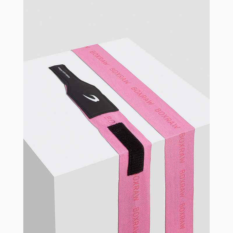 Bende da boxe Boxraw Hand Wraps pink 4