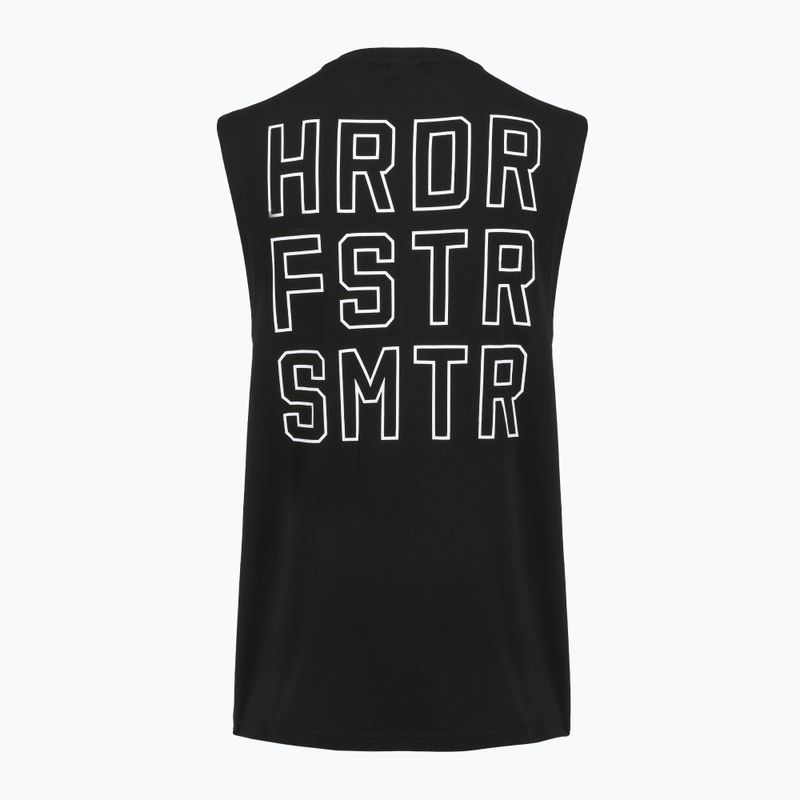 T-shirt da uomo Boxraw HRDR FSTR SMTR Muscle Tank Black 8