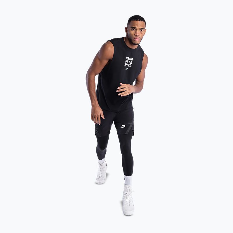T-shirt da uomo Boxraw HRDR FSTR SMTR Muscle Tank Black 5