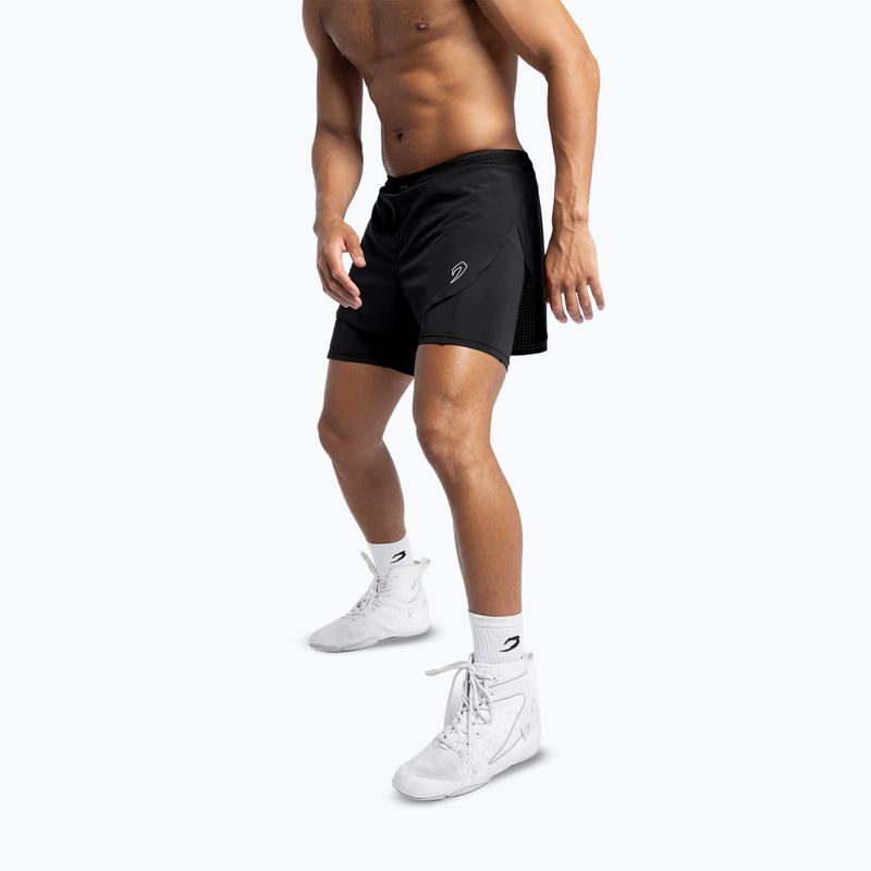 Pantaloncini da allenamento BOXRAW Tunero 2-in-1 black 4