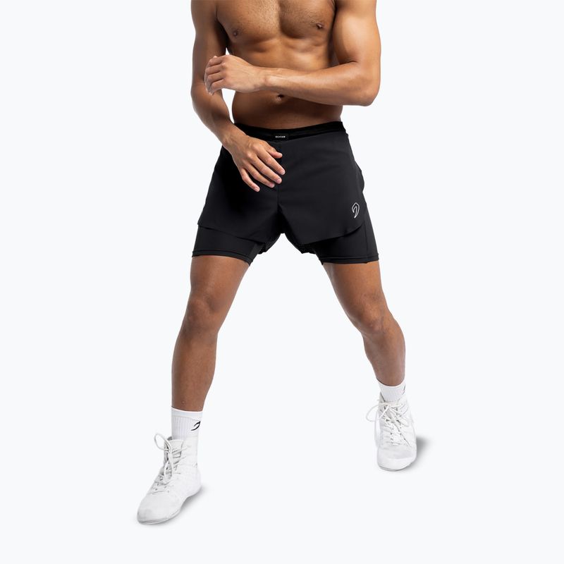 Pantaloncini da allenamento BOXRAW Tunero 2-in-1 black 5
