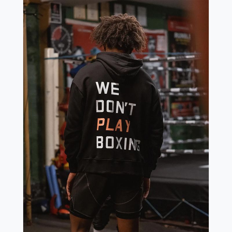Felpa da uomo BOXRAW We Don't Play Boxing Oversized Hoodie 11