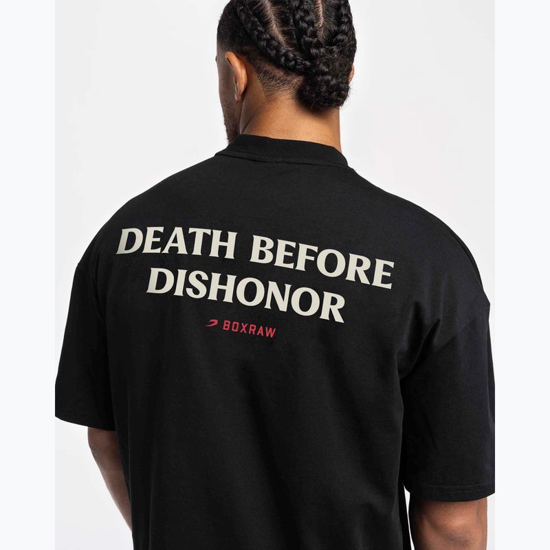 T-shirt da uomo BOXRAW Death Before Dishonor Oversized black 7