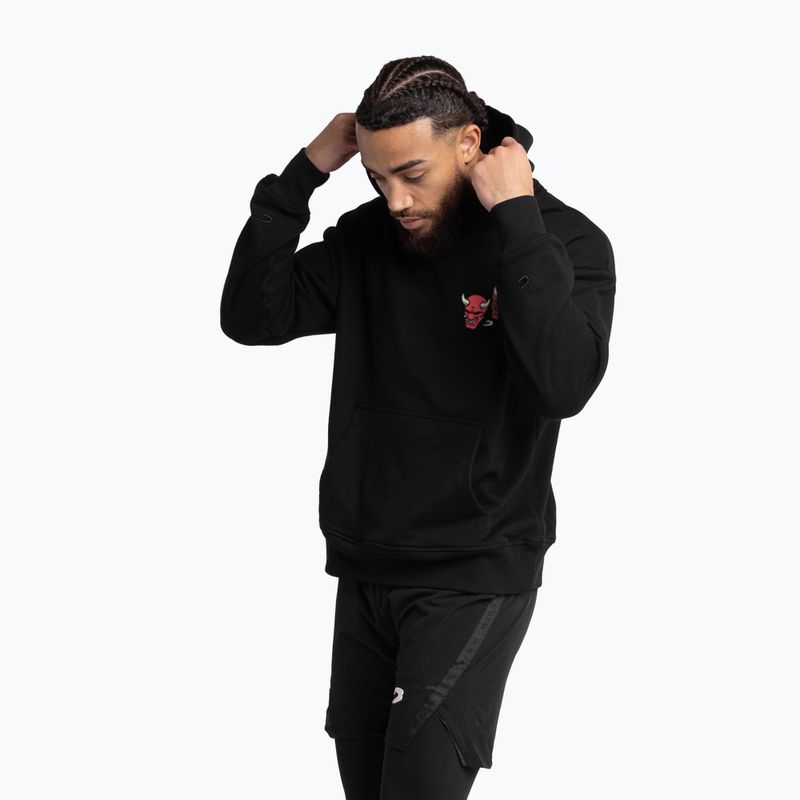 Felpa da uomo BOXRAW Death Before Dishonor Oversized Hoodie black 6