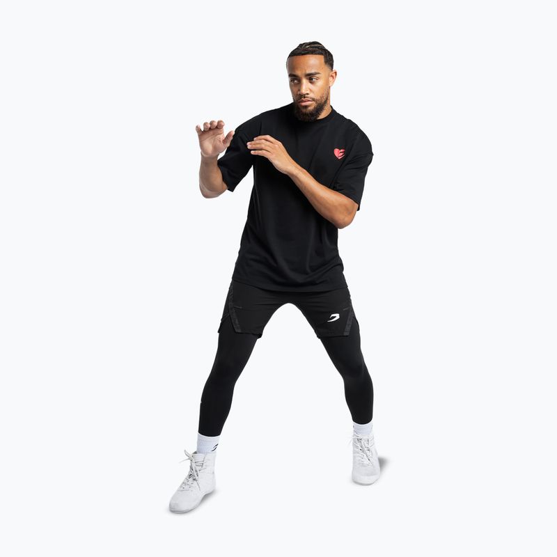 T-shirt da uomo Boxraw Boxing is Love Oversized Black 2