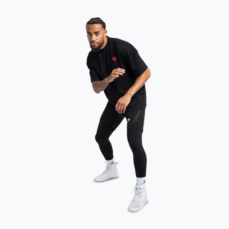 T-shirt da uomo Boxraw Boxing is Love Oversized Black 4