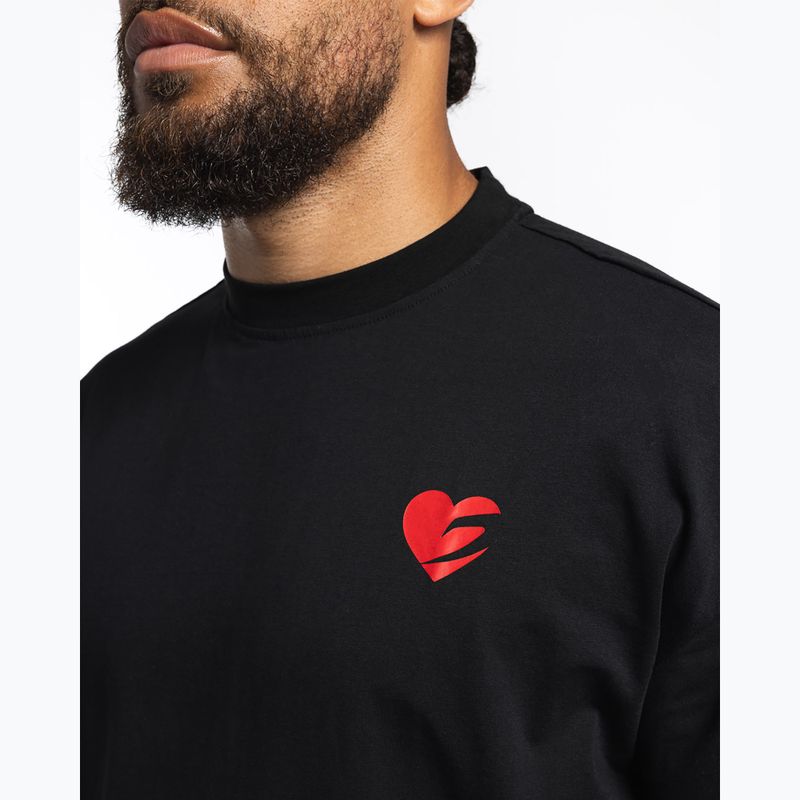 T-shirt da uomo Boxraw Boxing is Love Oversized Black 8