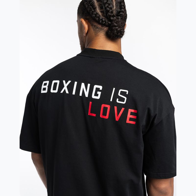 T-shirt da uomo Boxraw Boxing is Love Oversized Black 9