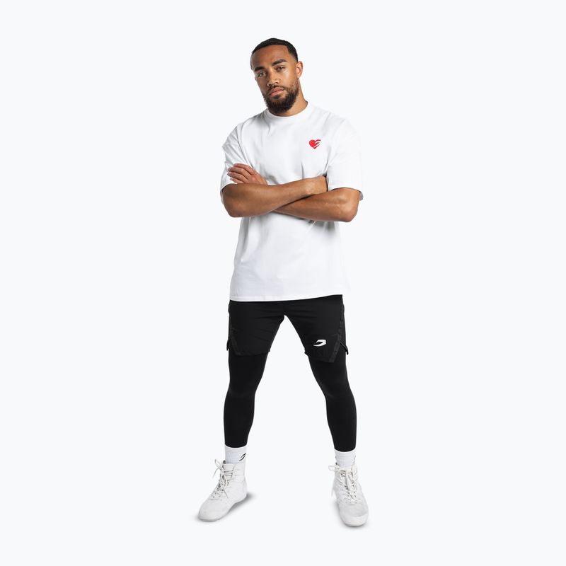 T-shirt da uomo Boxraw Boxing is Love Oversized White 2