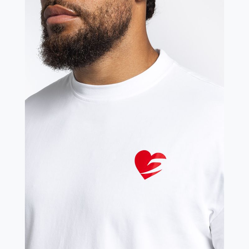 T-shirt da uomo Boxraw Boxing is Love Oversized White 8