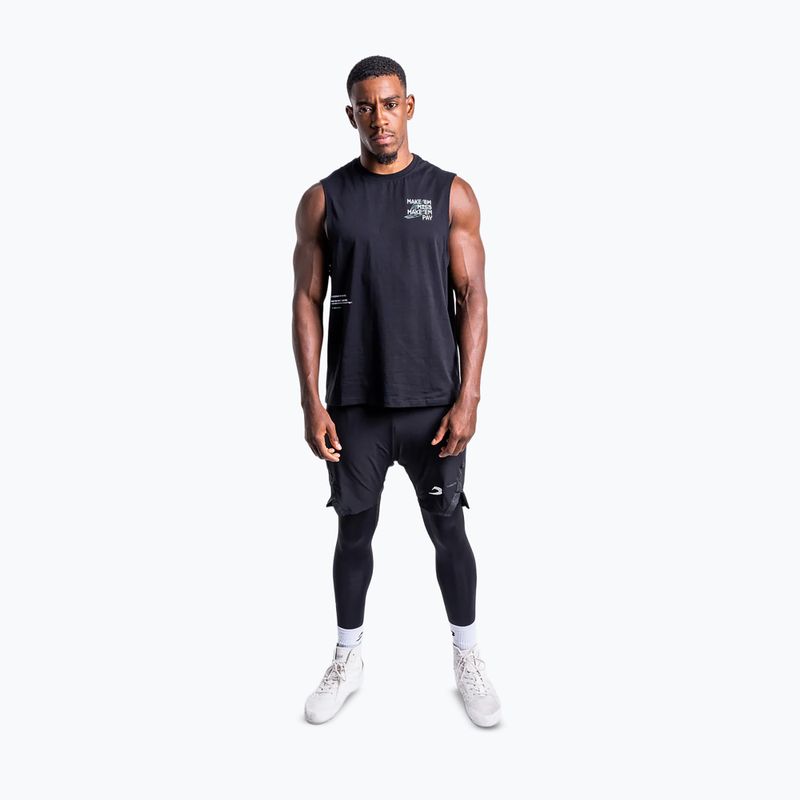 T-shirt da uomo BOXRAW Make 'Em Miss Muscle black 2