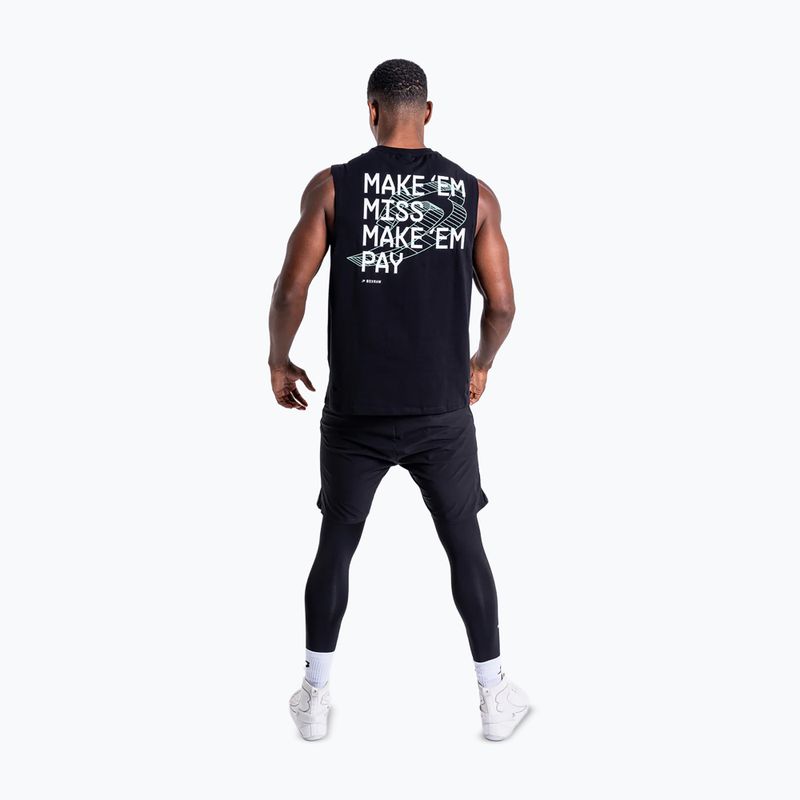 T-shirt da uomo BOXRAW Make 'Em Miss Muscle black 4