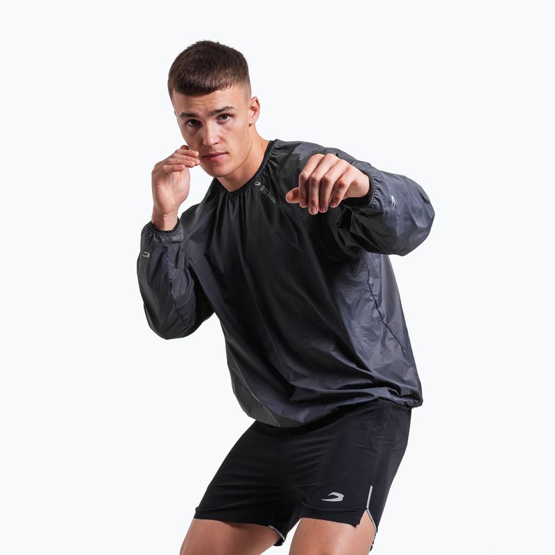Felpa da uomo Boxraw Genaro Sweatshirt charcoal 8