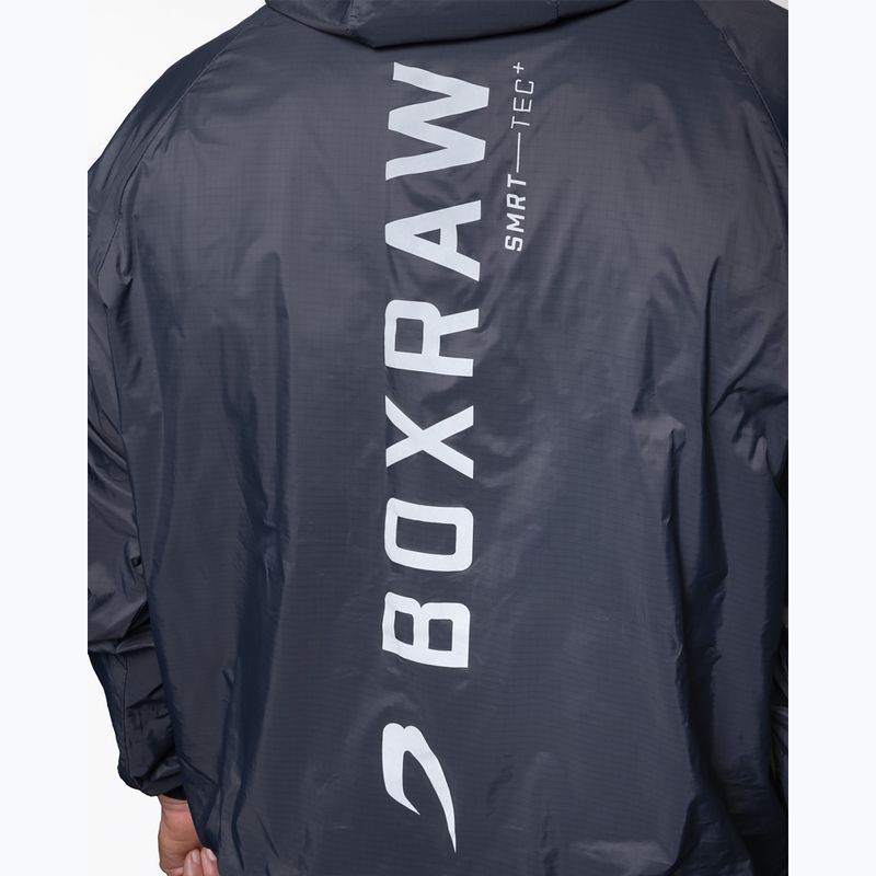 Felpa da uomo BOXRAW Genaro Oversized Windbreaker Hoodie charcoal 10