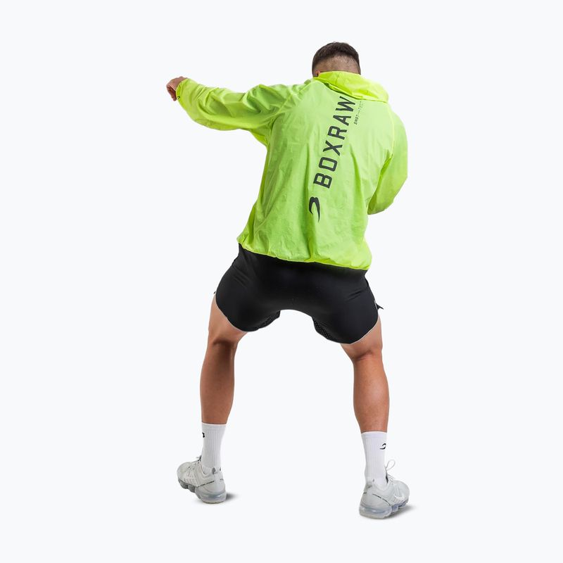 Felpa da uomo BOXRAW Genaro Oversized Windbreaker Hoodie charcoal 2