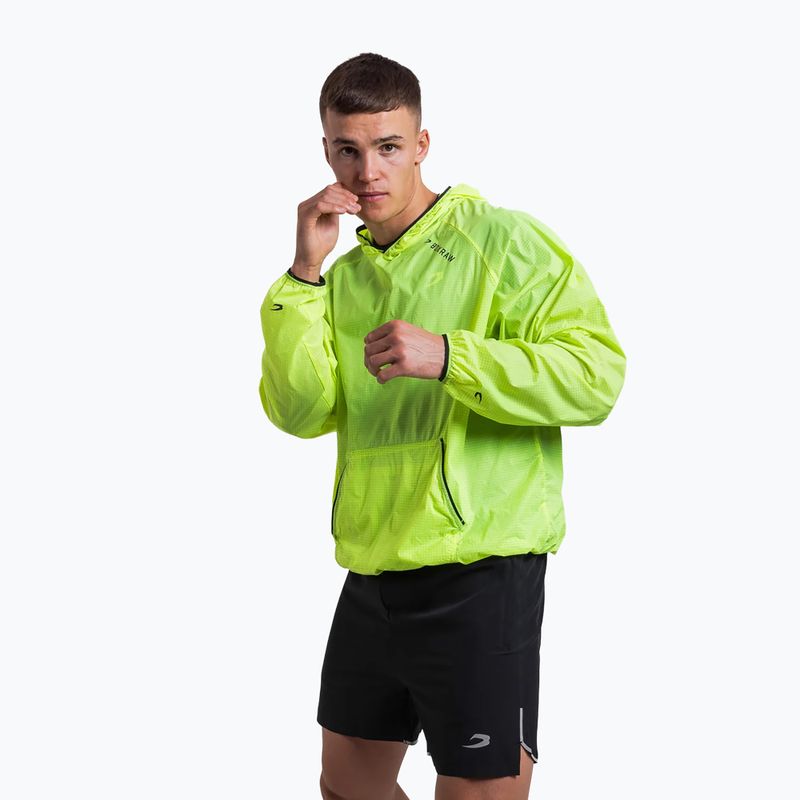 Felpa da uomo BOXRAW Genaro Oversized Windbreaker Hoodie charcoal 5