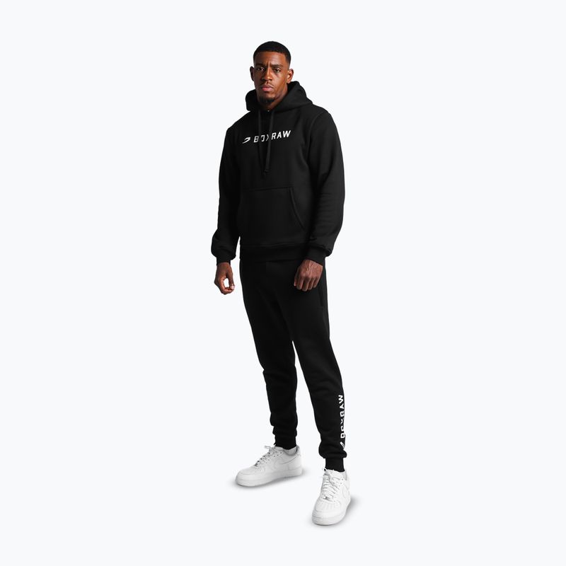 Felpa da uomo BOXRAW A.B.C. Hoodie black 2