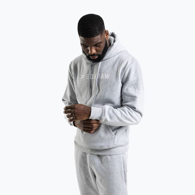 Felpa da uomo Boxraw A.B.C. Hoodie grey 4