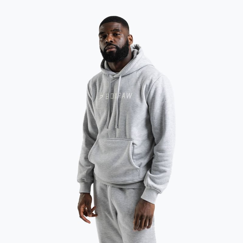 Felpa da uomo Boxraw A.B.C. Hoodie grey 5