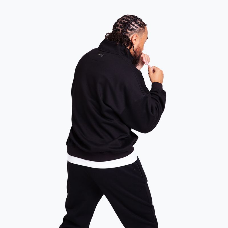 Felpa da uomo BOXRAW East Street 1/4 Zip black 3
