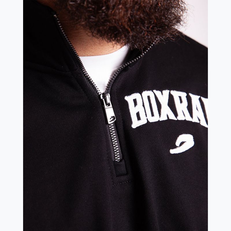 Felpa da uomo BOXRAW East Street 1/4 Zip black 7