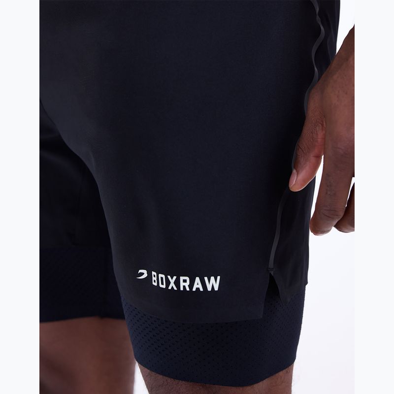 Pantaloncini da allenamento uomo BOXRAW Sparring Club 2-in-1 black 6