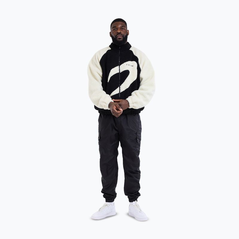 Giacca uomo Boxraw Walker Sherpa black/cream 2