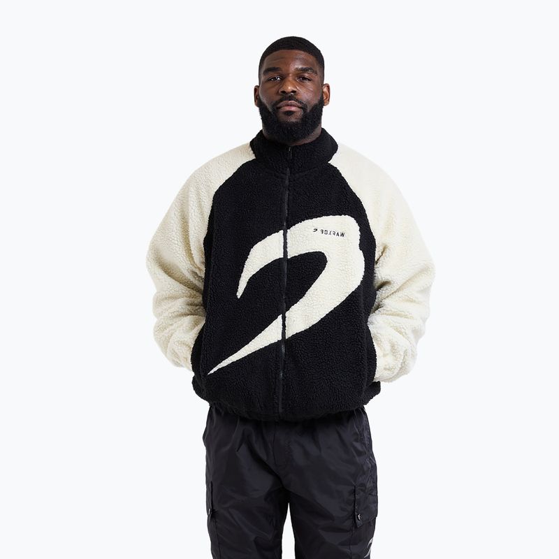 Giacca uomo Boxraw Walker Sherpa black/cream 4