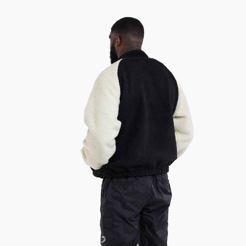 Giacca uomo Boxraw Walker Sherpa black/cream 6