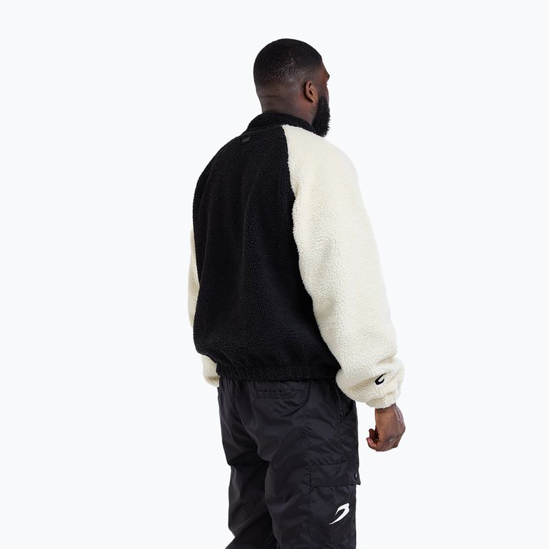 Giacca uomo Boxraw Walker Sherpa black/cream 7