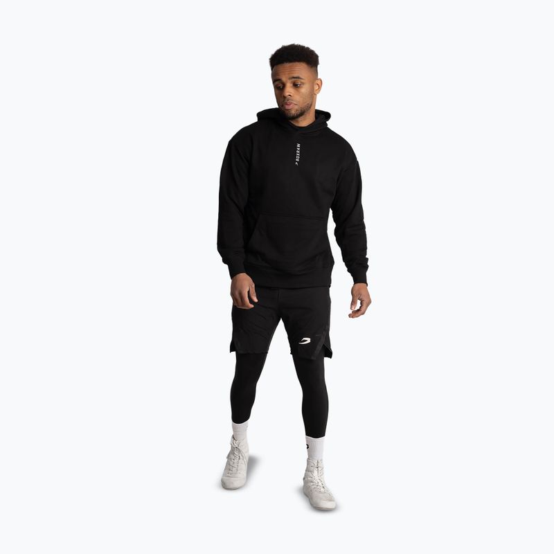 Felpa da uomo Boxraw Strike Oversized Hoodie black 2