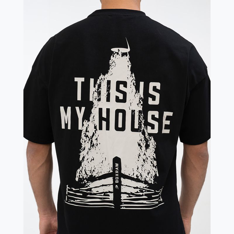 T-shirt da uomo BOXRAW This Is My House Oversized black 6