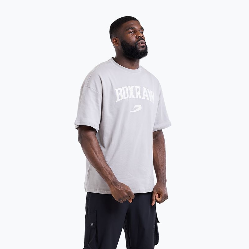 T-shirt da uomo Boxraw East Street Oversized T-Shirt Grey 4