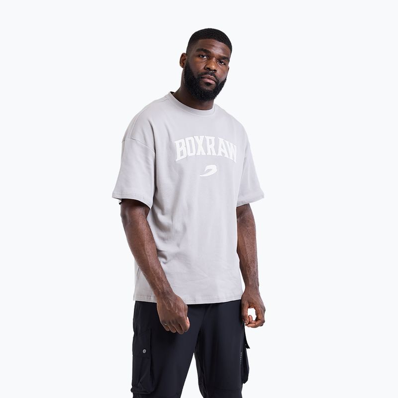 T-shirt da uomo Boxraw East Street Oversized T-Shirt Grey 5