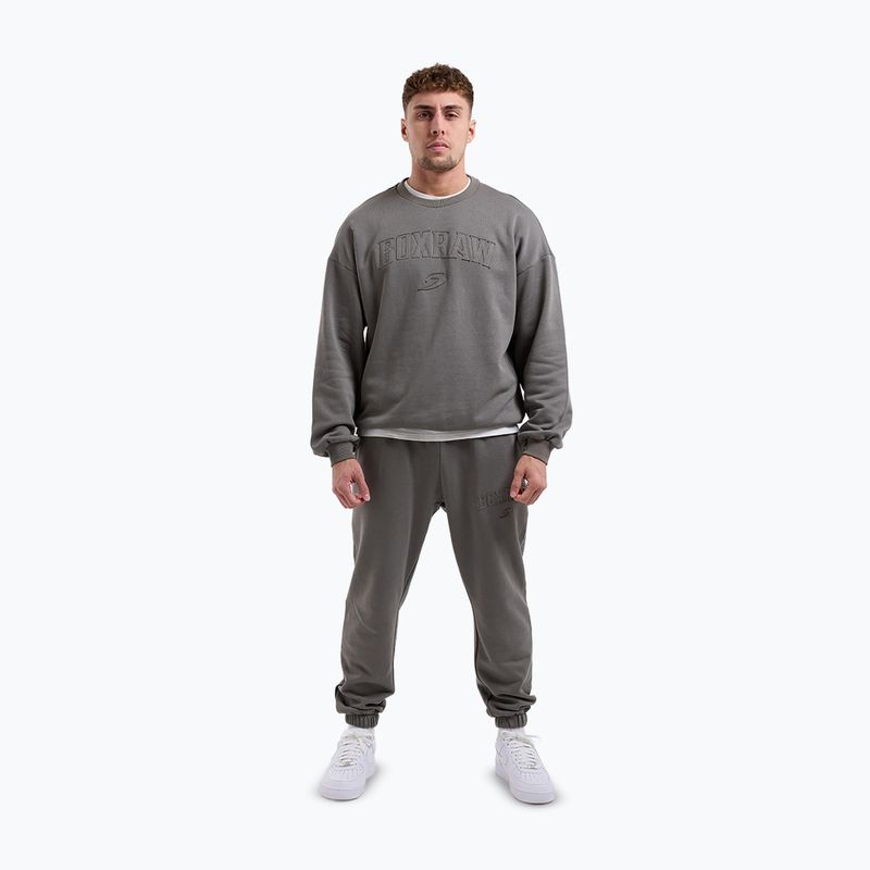 Felpa da uomo Boxraw East Street Sweatshirt distressed grey 2