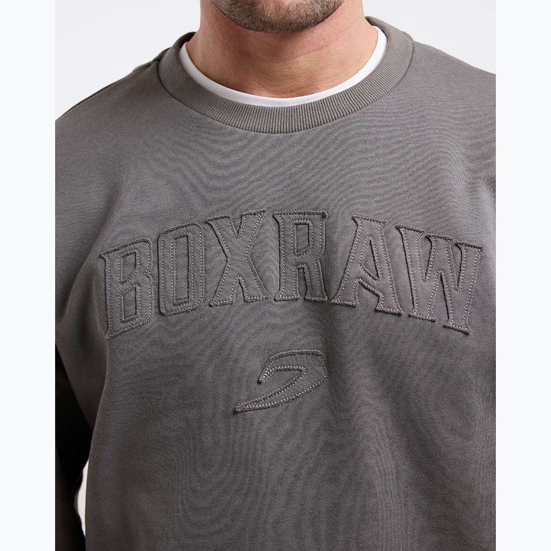 Felpa da uomo Boxraw East Street Sweatshirt distressed grey 7