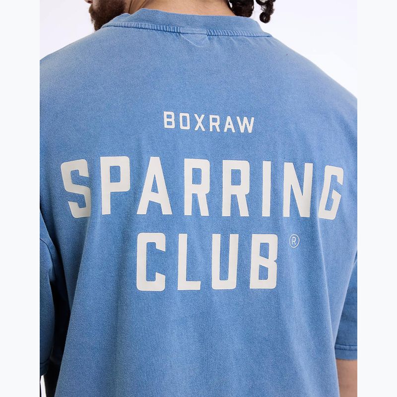 Maglietta da uomo BOXRAW Sparring Club Oversized washed baby blue 9