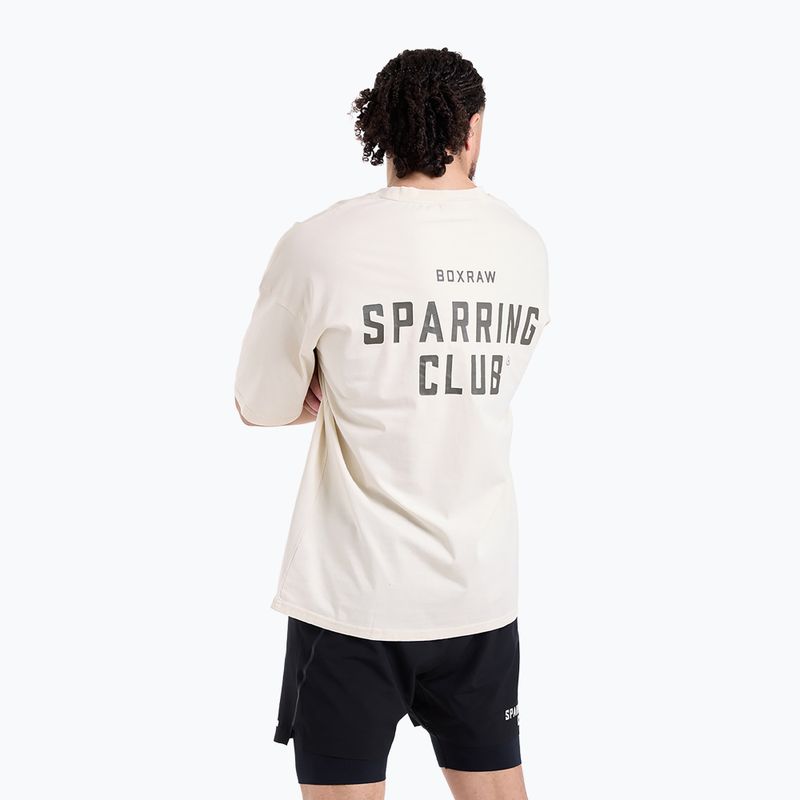 Maglietta da uomo BOXRAW Sparring Club Oversized washed beige 7